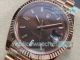 ARF Swiss 3255 Rolex Day-Date Brown Baguette Dial Rose Gold President Watch (2)_th.jpg